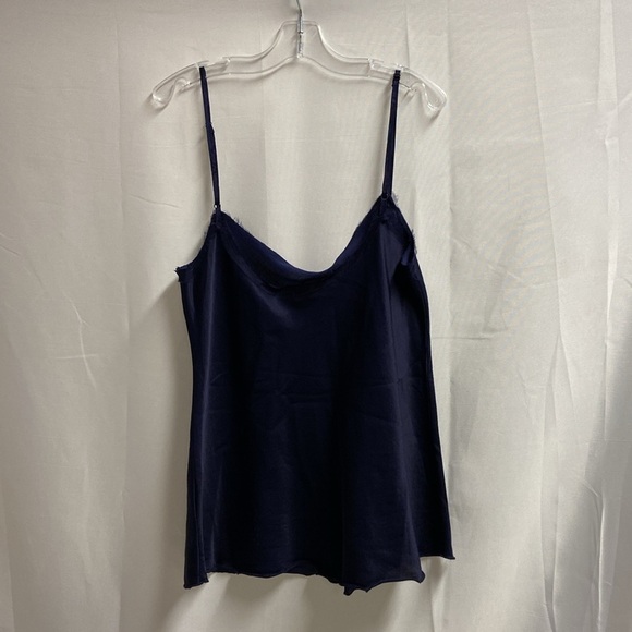 Brazeau Tricot Paperbag Silk Blend Cami Nightfall Navy Size 1/XS NWT - Picture 6 of 7